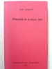 Philosophie de la nature 1984 [ exemplaire dédicacé par l'auteur ]. LARGEAULT, Jean