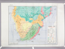 Afrique du Sud. Carte économique de l'Afrique du Sud, au format 990 x 680 mm . Présidence du Conseil