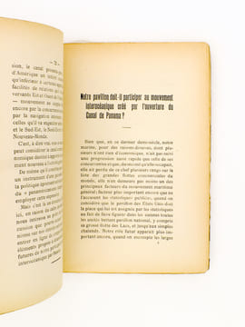 L'Organisation des Services Maritimes Français vers le Pacifique Américain par le Canal de Panama. Mission 1914-1915. Rapport à M. le Sous-Secrétaire ...
