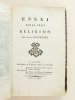 Essai sur la vraie religion.. LECORDIER, Auguste