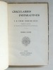 Circulaires Instructives du T. H. Frère Imier-de-Jésus Supérieur Général de l'Institut des Frères des Ecoles Chrétiennes  1913 - 1923 (2 Tomes - ...