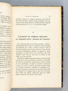 Circulaires Instructives du T. H. Frère Imier-de-Jésus Supérieur Général de l'Institut des Frères des Ecoles Chrétiennes 1913 - 1923 (2 Tomes - ...