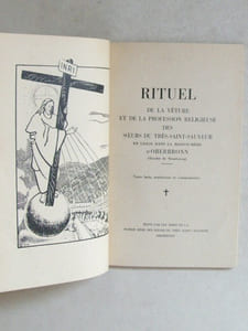 Rituel de la Vêture et de la Profession Religieuse des Soeurs du Très-Saint-Sauveur en usage dans la Maison-Mère d'Oberbronn (diocèse de Strasbourg)