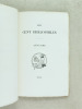 Les Cent Bibliophiles. Annuaire 1914. Collectif