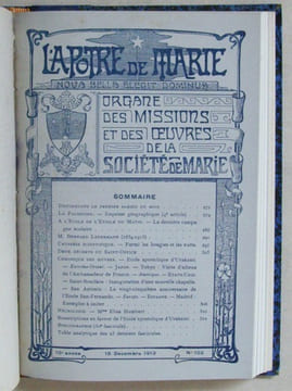Le Messager de la Société de Marie [1897-1902 : 3 Tomes - Complet Suivi de :] L'Apôtre de Marie. Echo des Oeuvres et des Missions de la Société de ...