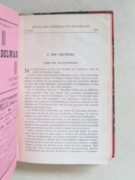 Museum Lessianum. Section Théologique. Revue des Communautés Religieuses. De 1925 à Janvier-Février 1940 (16 Années de la "Revue des Communautés ...