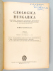 Geologica Hungarica. Fasciculi Instituti Geologici Hungariae. Series Geologica. Tomus 9 1-320 - Tabulae I - XXII, Tabellae I-III : L'Eocène ...