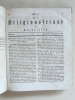 Der Religionsfreund für Katholiken. 1828. Siebenter Jahrgang. I Band. I bis VI Heft. Januar bis Junius.. RIEGLER, Georg