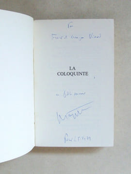 La coloquinte [ Livre dédicacé par l'auteur ]. PEYREFITTE, Roger