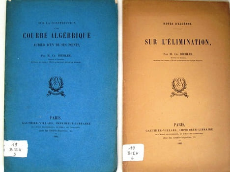 [ Lot de 9 titres en édition originale ] Notes d'Algèbre. Sur les Equations linéaires. [ On joint : ] Théorie des Points singuliers dans les Courbes ...