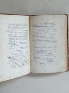 Manuscrit de classification botanique du milieu du XIXe siècle proposant notamment un "Essai de classification du genre Hypnum" [ Contient : ] pp. 1 à 12 : Cryptogames ; pp. 13 à 38 : Agaricus ; pp. 39 à 45 : Sphoeria ; pp. 46 à 50 : Boletus ; pp. 50 à 55 : Pezize ; pp. 55 à 59 : Clavaria : pp. 60 à 61 : Tremella ; pp. 62 à 63 : Hydnum ; pp. 64 à 65 : Thelephora ; pp. 66 à 88 : Merulius ; Lycoperdon, Byssius ; Monilia ; etc / pp. 88 à 129: Mousses / pp. 143 à 158 : "Essai de classification du genre Hypnum par X. / pp. 159 à 226 : Lichens etc. etc. / pp. 227 à 266 : Algues du Botanicon de Duby / pp. 267 à 333 : Additions à la Flore de la Gironde / pp. 346 à 353 : Table des matières / pp. 355 à 388 : Mollusques terrestres et fluviatiles