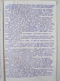 Au Q.G.A. le 14 octobre 1915. Traduction d'un document allemand (communiqué par le G. Q.G.) SECRET : Observations de la Ve Armée au Cours des Attaques en Argonne destiné "aux QG des Corps d'Armée et de la 6e Div. de Rés. Bav. de la 11e Div., des Généraux Commandant l'Artillerie des Secteurs Sud et Nord, et au Général Commandant les Pionniers"