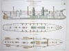 Aide-Mémoire d'Artillerie Navale. Planches. 2e Livraison 1879 (Chapitre VI : Renseignements sur les navires) : Planche 26 : Croiseurs de 1ère Classe. ...