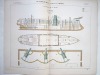 Aide-Mémoire d'Artillerie Navale. Planches. 3e Livraison 1878 (Chapitre VI : Renseignements sur les navires) : Planche 5 : Cuirassés de 1er Rang. Le ...