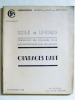SNCF : Ecole de Limoges. Formation des Piqueurs pour les fonctions de chef de district. Ouvrages d'Art (novembre 1946) - Topographie (janvier 1948) - ...