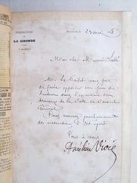 Histoire de la Terreur à Bordeaux (2 Tomes - Complet, avec L.A.S. de l'auteur) [ Relié avec : ] L'historien Bernadau. Notes biographiques et bibliographiques (1762-1852) [ Dédicacé par l'auteur - Relié avec : ] Eloge de Aurélien Vivie (1827-1903) par MM. Borde de Fortages, Marion et Baillet