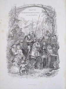 Chants et Chansons Populaires de la France (2 Tomes - Complet). Tome 1 : Chansons choisies. Romances, rondes, complaintes et chansonnettes ; Tome 2 : Chants Guerriers et Patriotiques. Chansons bachiques et burlesques.