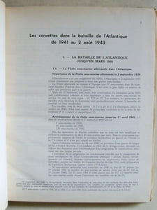 Les Corvettes F.N.F.L. - de leur armement au 2 août 1943.