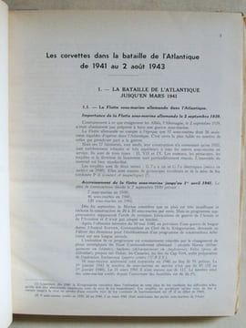 Les Corvettes F.N.F.L. - de leur armement au 2 août 1943.. Marine Nationale Etat-Major Service Historique ; Capitaine de Frégate Luc-Marie-Bayle