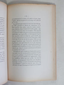 La Police extérieure du Culte. Etude de Jurisprudence sur les droits de police des Maires depuis la loi du 9 Décembre 1905 sur la Séparation des Eglises et de l'Etat [ Livre dédicacé par l'auteur ]