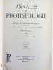 Annales de Protistologie. Recueil de Travaux originaux concernant la Biologie & la Systématique des Protistes (5 Tomes. Années 1928 à 1936 complètes) ...