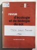 Revue d'Ecologie et de Biologie du Sol. I, 1964 : Le Peuplement thécamoébien des sols. [ Exemplaire dédicacé par l'auteur ]. BONNET, Louis