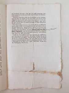 Instruction pour Mrs. les Commissaires du Roy qui seront nommés par M. le Duc de Duras, Commandant en Chef dans la Province de Guienne, pour faire tirer au sort les Gens sujets à la Milice, en exécution de l'Ordonnance de Sa Majesté du 25 février dernier [ Fait à Montauban le 10 avril 1726 ]