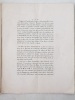 Académie Française. Séance Publique Anuelle du Jeudi 15 novembre 1883. Rapport de M. Camille Doucet, Secrétaire Perpétuel de l'Académie Française, sur ...