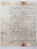 [ Grosse délivrée sur vélin le 8 Juillet 1784, à Saint Lo  ] "Par devant les Notaires Roiaux de la Ville de Saint Lo et dépendances soussignés le ...