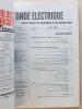 L'Onde électrique - Revue Mensuelle de la Société française des électroniciens et des radioélectriciens [ 1966 - 46e année  - vol. XLVI - 11 numéros ...
