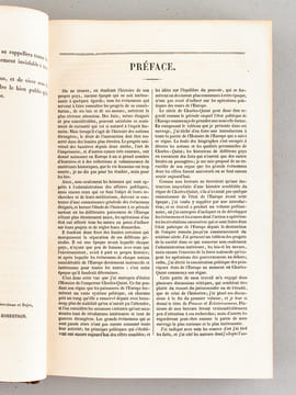 Oeuvres complètes de W. Robertson (2 Tomes - Complet) Tome 1 : Histoire de l'Empereur Charles-Quint. Recherches historiques sur l'Inde ancienne ; ...