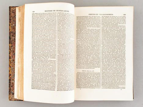 Oeuvres complètes de W. Robertson (2 Tomes - Complet) Tome 1 : Histoire de l'Empereur Charles-Quint. Recherches historiques sur l'Inde ancienne ; ...