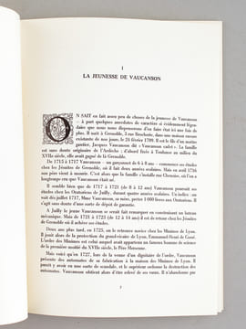 Jacques Vaucanson. Musée National des Techniques