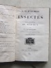 La Vie et les Moeurs des Insectes.. REAUMUR, René Antoine Ferchault de ; [ MONTMAHOU, M. C. de ]