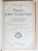 Pages d'Art Chrétien (5 séries - complet) Études D'Architecture, de Peinture, de Sculpture et d'iconographie.. FABRE, Abel