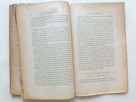 [ Lot de 2 Volumes sur les Tramways du Lot-et-Garonne ] Conseil Général du Département de Lot-et-Garonne. Tramways Départementaux. 2me Session ...