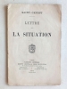 Lettre sur la Situation.. SAINT-GENEST [ BUCHERON, Emmanuel Arthur dit (1834-1902) ]