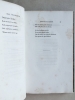 Odes d'Anacréon et Poésies de Sapho. Traduites en vers français par Veissier des Combes.. ANACREON ; SAPHO ; VEISSIER DES COMBES