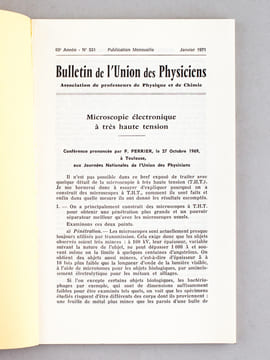 Bulletin de L'Union des Physiciens - Année 1971 [ 65e et 66e Années - 11 numéros, du n° 531 au n° 540 , sauf le 539 mais avec le supplément du n° 539 ...
