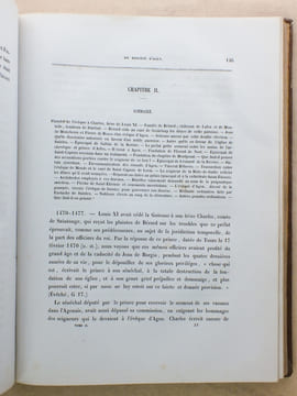 Histoire Religieuse et Monumentale du Diocèse d'Agen depuis les temps les plus reculés jusqu'à nos jours (2 Tomes - Complet). BARRERE, Abbé