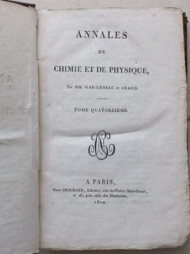 Annales de Chimie et de Physique. Année 1820 - Volume II - Tome Quatorzième [ Tome 14 - Tome XIV ] : Sur la limite inférieure des neiges perpétuelles ...