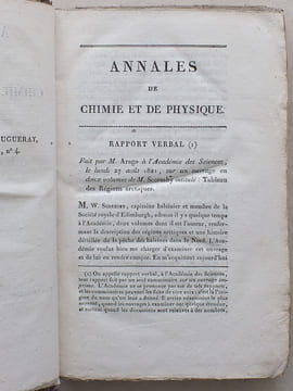 Annales de Chimie et de Physique. 1821 - Volume 3 : Tome Dix-Huitième [ Tome 18 - Tome XVIII ] : Note sur un appareil à l'aide duquel on peut vérifier ...
