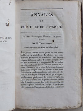 Annales de Chimie et de Physique. 1825 - Volume 2 : Tome Vingt-Neuvième [ Tome 29 - Tome XXIX ] : Mémoire sur une nouvelle Expérience ...