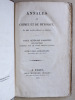 Annales de Chimie et de Physique. Table générale raisonnée des matières contenues dans les trente premiers volumes, suivie d'une table alphabétique ...