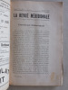 La Revue Méridionale. De Février 1923 (Tome IV - n° 1) au 15 Septembre 1925 (Tome VIII - n° 10 et dernier numéro publié) sauf Mai 1923. Collectif  ; ...