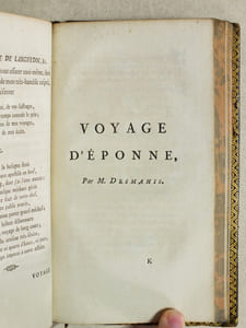 Voyage de Chapelle et de Bachaumont suivi de quelques autres Voyages dans le même genre. [ dont : Voyage de Languedoc et de Provence par M. L. F. ; Voyage d'Eponne par M. Desmahis ; Voyage du Chevalier de Parny ; Tangu et Félime, Poëme an quatre chants ]