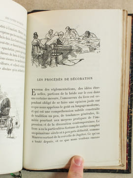 Des Livres Modernes qu'il Convient d'Acquérir. L'art et l'engouement - La Bibliofolie contemporaine - Les Procédés de Décoration.. BOUCHOT, Henri