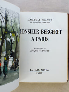 [ Lot de 10 titres reliés plein maroquin ] La rôtisserie de la Reine Pédauque ; Thaïs ; Monsieur Bergeret à Paris ; Les Dieux ont soif ; L'Orme du Mail ; Le Mannequin d'Osier ; L'anneau d'améthyste ; Le crime de Sylvestre Bonnard ; Les contes de Jacques Tournebroche ; Le Lys Rouge