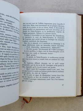 [ Lot de 10 titres reliés plein maroquin ] La rôtisserie de la Reine Pédauque ; Thaïs ; Monsieur Bergeret à Paris ; Les Dieux ont soif ; L'Orme du ...