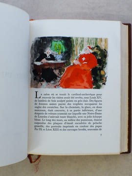 [ Lot de 10 titres reliés plein maroquin ] La rôtisserie de la Reine Pédauque ; Thaïs ; Monsieur Bergeret à Paris ; Les Dieux ont soif ; L'Orme du ...